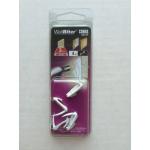 COBRA BLISTER GANCI WALLBITER SMALL BIANCO PZ.4