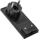 FANTON 80151 Spina schuko piatta franco/tedesca 2P+T 16A mod. CLOCK NERA