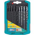 wolfcraft Set di punte per metallo-pietra da 9 pezzi