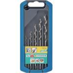 wolfcraft Set di punte in metallo HSS rettificate da 5 pezzi, codolo esagonale