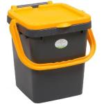 PATTUMIERA ECOPLUS C/MANIGL.LT.35 C/COP. GIALLO OCRA