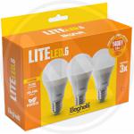 LAMPADA A LED GOCCIA "LITELED" CF. 3 PZ. BEGHELLI E27 13W 6500K 58045