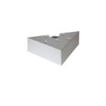 PIEDE PLASTICA TR. 100X100 H.40 CROMATO