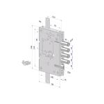SERRATURA 250 CONF. SING. P/L SX CR SP. 13 INT. 28 MM A CILINDRO