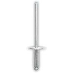 Rivetti in alluminio AlA/St Euroblister 50 Pz Ø 4,8 x 16 TESTA LARGA