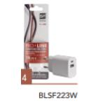 ALIMENTATORE 2USB QUICKCHARGE BCO BLIST VC EXGIXBLSF223W