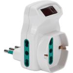 FME ART.87.317 ADATTATORE 2P BIP.+1 SCH C/INTERR. SIC. SPINA 10A