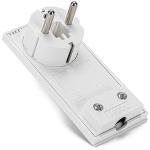 FANTON 80150 Spina schuko piatta franco/tedesca 2P+T 16A mod. CLOCK BIANCA