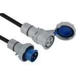 Prolunga Presa Industriale IEC Spina a 3 Poli IP67, Sezione Cavo 3G1.5mm, 20 mt