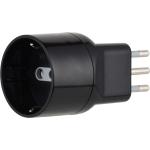 ADATT. SCHUKO 10A DISASSATO NERO