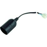 PORTALAMPADA VIGOR E27 NERO PRECABLATO 250 V