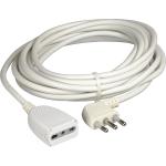 KIT -PROLUNGA 5MT 2P+T SP. 16A/PR. 10/16 A BIANCA