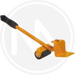 SOLLEVATORE ACCIAIO CON MANOPOLA 4 RUOTE