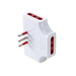 ROSI 78132 ADATTATORE PIATTO TRIPLO 10A 3PR BIP C/LIMIT