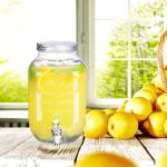 CONTENITORE IN VETRO C/COP.E RUBI. AUTHENTIC 6 LT.