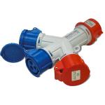 ADATTATORI INDUSTRIALI 2 Prese 220V-16A 1 PRE 380V ART.1857