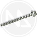 DIN 7504K BLISTER / SELF DRILLING SCREW HEXAGON FLAT WASHER HEAD 6,3X100/70 ZINC. Cr3