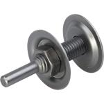 1 PERNO DI FISSAGGIO 10 X 6 MM. FORO 10