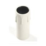 PORTALAMPADA FINTA CANDELA ATTACCO E14 BIANCO CON PORTALAMPADA - CF. DA PZ.5