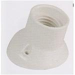 PORTALAMPADA E27 CURVA PORCELLANA