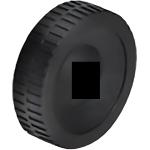 RUOTA PER AVVOLGITUBO A CARRELLO 'AG 210/310' Ø 150 mm - foro 12,5