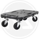 CARRELLO PEDANA PLASTICA con 4 RUOTE