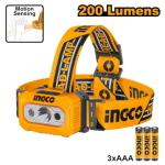 TORCIA DA TESTA/CASCO 100-200 LUMEN