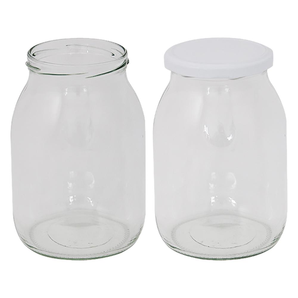 VASO IN VETRO PER ALIMENTI TIPO 'STD' 1062 ml - imbocc. Ø 82 mm