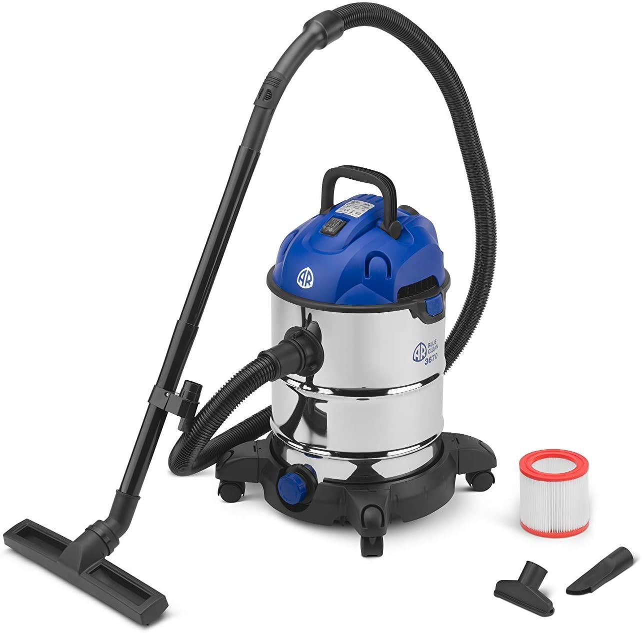 BIDONE ASPIRATUTTO INOX 'AR' '3670' Lt.30 - 1600 W