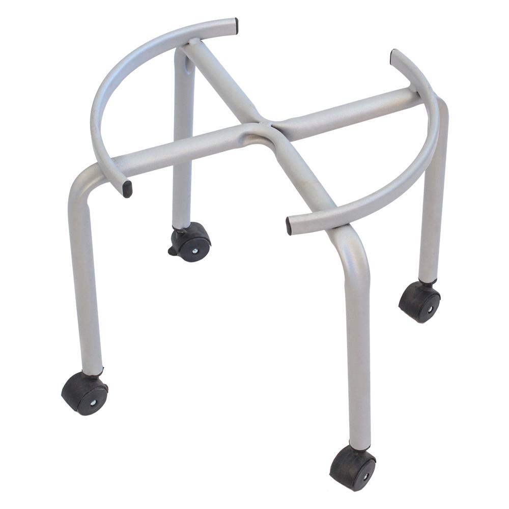 CARREL PIEDISTALLO PER CONTENITORE OLIO ø cm 38 H.36 per Lt. 50 con ruote