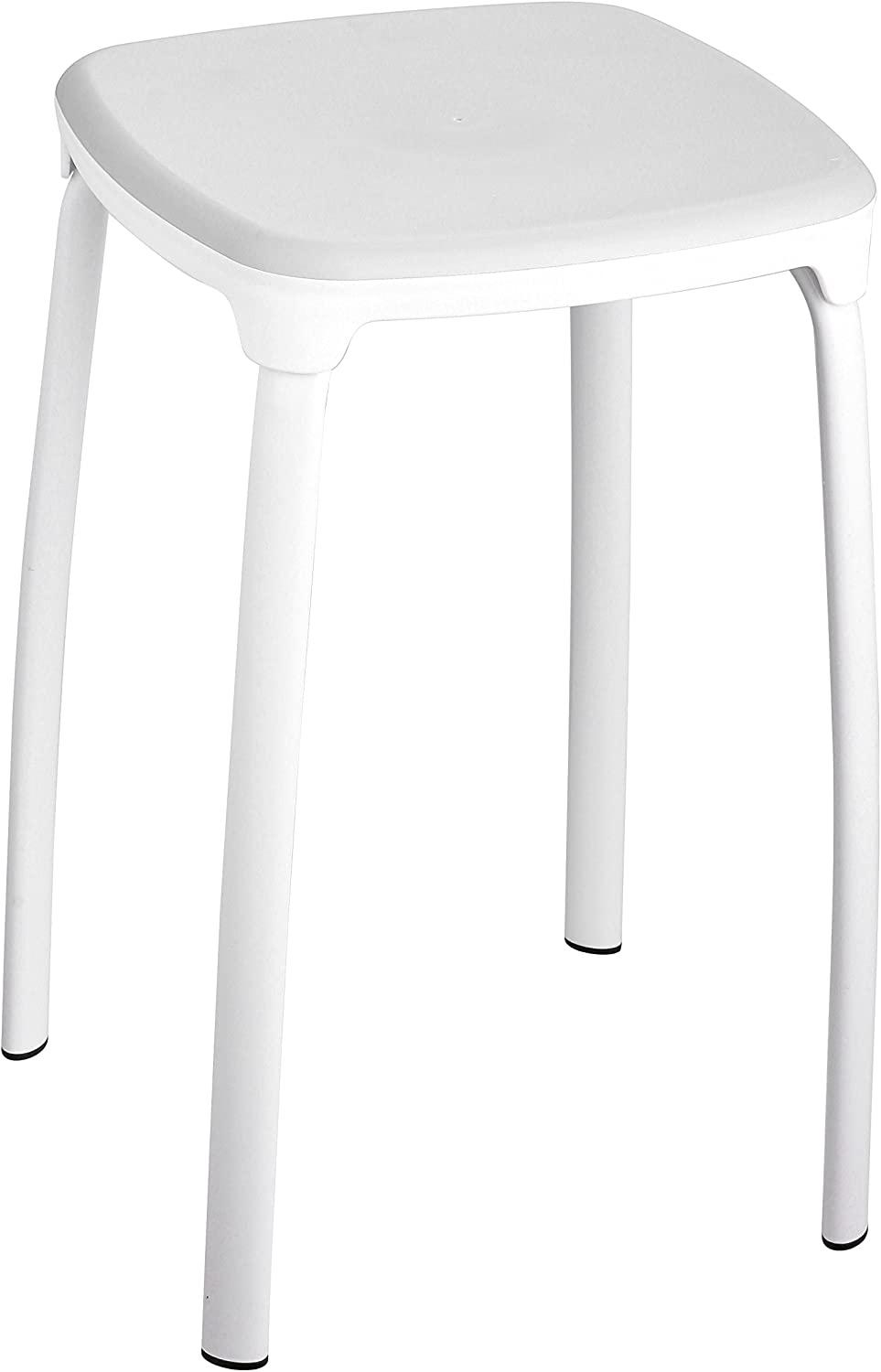 SGABELLO DA BAGNO seduta bianca