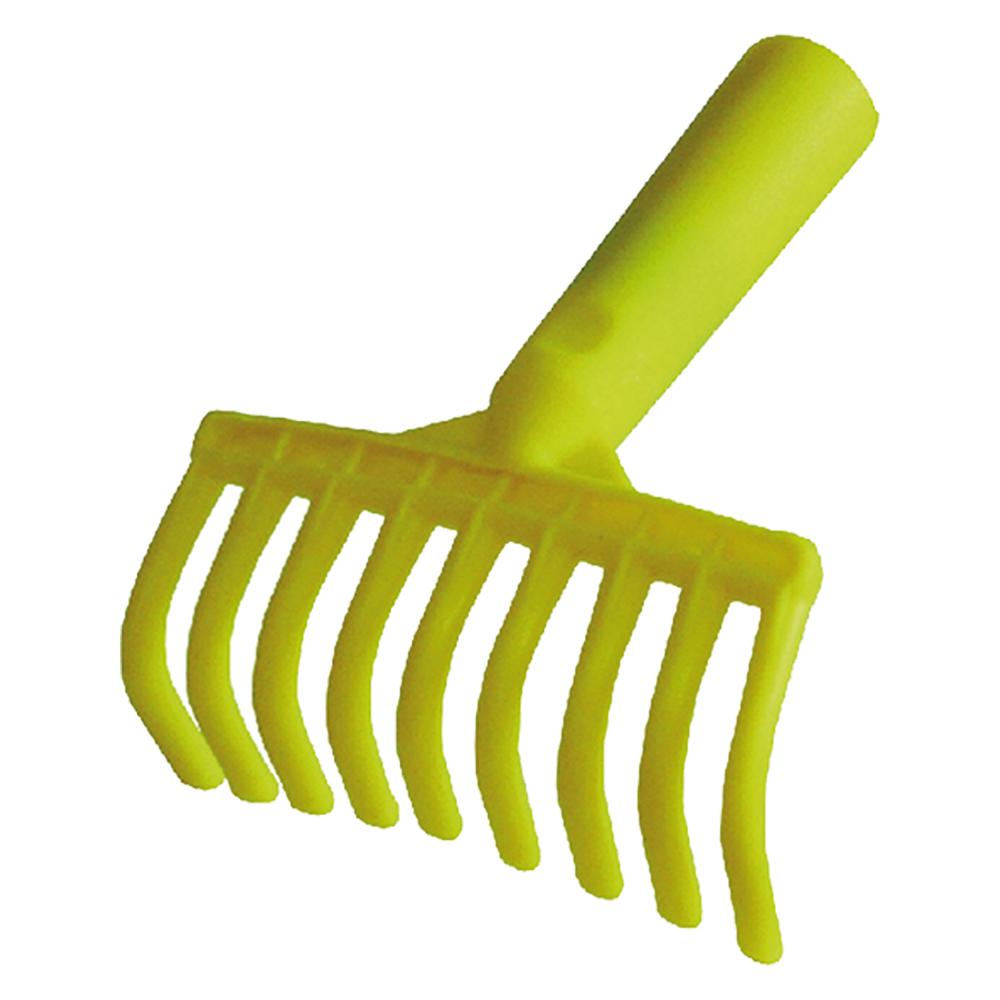 RASTRELLINO OLIVE PP 9 denti giallo ET PZ.5