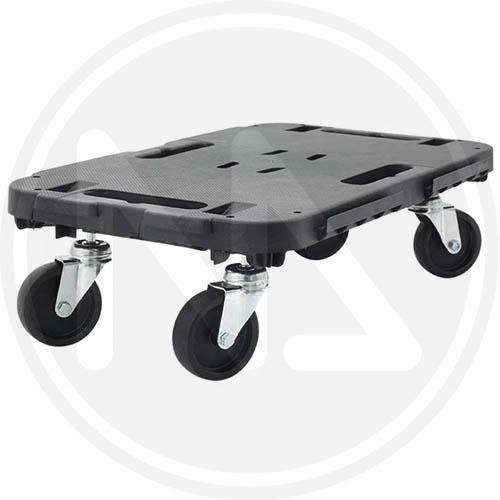 CARRELLO PEDANA PLASTICA con 4 RUOTE