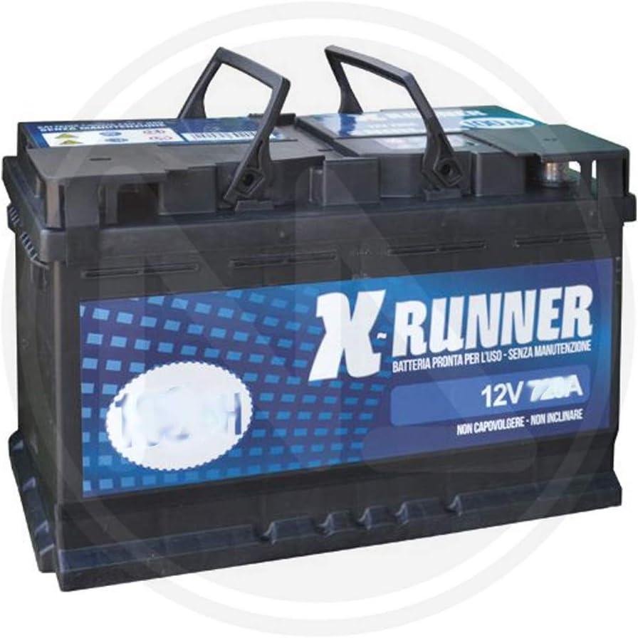 BATTERIA AUTO "X-RUNNER" 50Ah/400A 12V