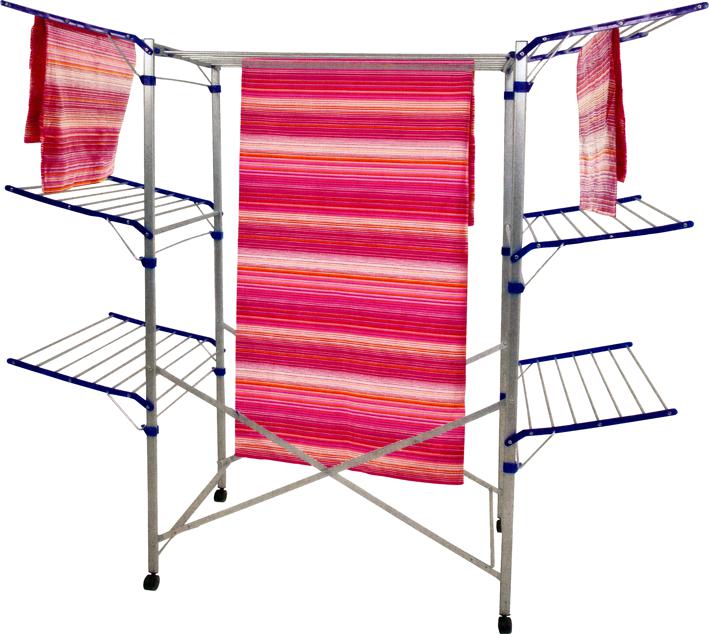 STENDIBIANCHERIA CAVALLETTO ALLUMINIO "PEGASUS" 192X57X164H CM.(131)