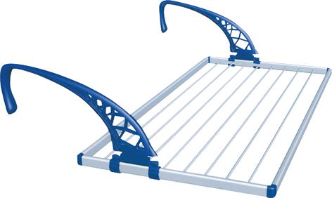 STENDIBIANCHERIA X BALCONE ALLUMINIO "NUMERO 1" 60X110CM (CIN125)