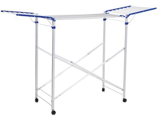 STENDIBIANCHERIA CAVALLETTO ALLUMINIO "LADY" 192X57X112H CM. (123)