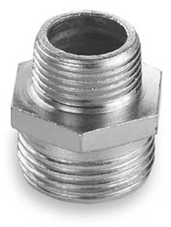 RACCORDO ACCIAIO ZINC.NIPPLO 1" X3/4
