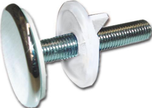 TAPPO COPRIFORO PER LAVELLO OTTONE CROMATO MM 50 CF. 2 PZ