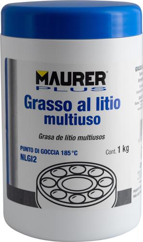 GRASSO AL LITIO UNIVERSALE MAURER PLUS 1KG BARATTOLO