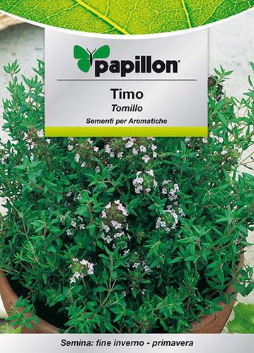 SEMI ERBA AROMATICA PAPILLON "TIMO" - CF. BUSTA 1 GR.