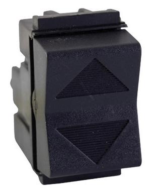 PULSANTE DOPPIO LIVING "STANDARD" 2NA-10A GRIGIO