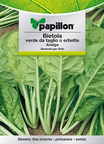 SEMI ORTO PAPILLON "BIETOLA VERDE DA TAGLIO O ERBETTA" - CF. BUSTA 8 GR.