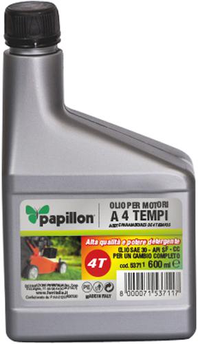 OLIO PER MOTORE 4T 600ML PAPILLON