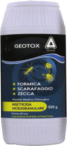 INSETTICIDA POLVERE PER SCARAFAGGI E FORMICHE "GEOTOX" KOLLANT 500GR