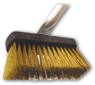 SPAZZOLA OTTONE X FORNO 27X6 CM. S/MANICO