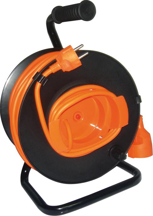 AVVOLGICAVO ELETTR. GIARDINO 25MT MAURER PRESA+SPINA SCHUKO 3X1- SCATOLA