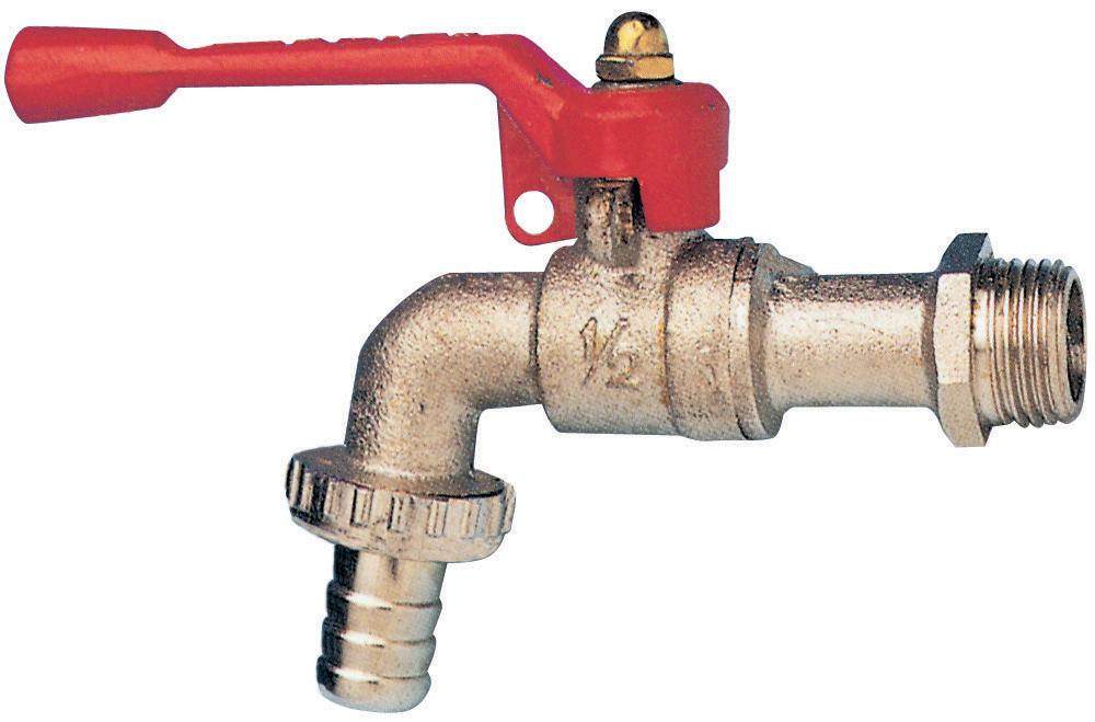 RUBINETTO A SFERA C/LEVA 3/4" MAURER C/PORTAGOMMA