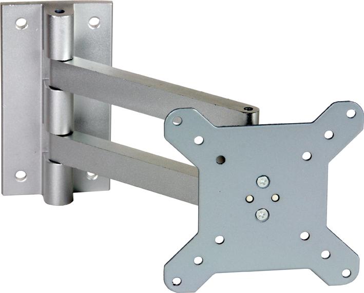 SUPPORTO TV 12"-22" 2 SNODI + CONNETTORE MAURER