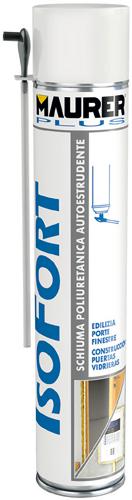 SCHIUMA POLIURETANICA "ISOFORT" MAURER PLUS 750ML.
